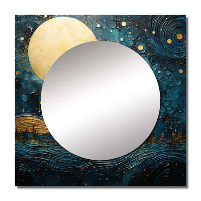 Liko - Moon Square Mirror For Wall Art Decor