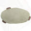 Table basse à pieds au fini blanc cassé et chêne