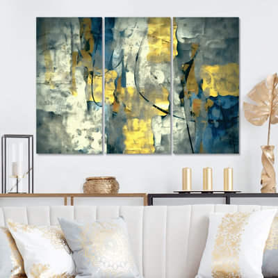 Southern Sunrise, expressionnisme abstrait II, 3 pièces