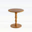 Table basse ronde avec pieds en bois