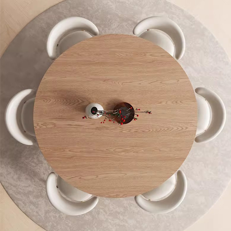 Ensemble de table à manger en bois massif de style français, H 29,5 po x L 53 po x l 53 po