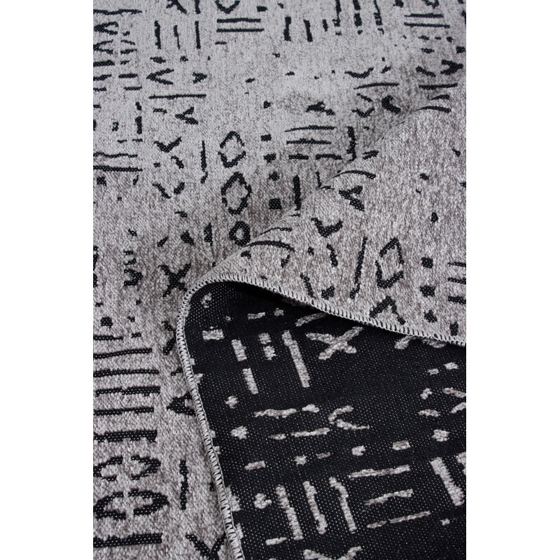Tapis Crystallee avec envers antidérapant, Carré 6 pi 7 po