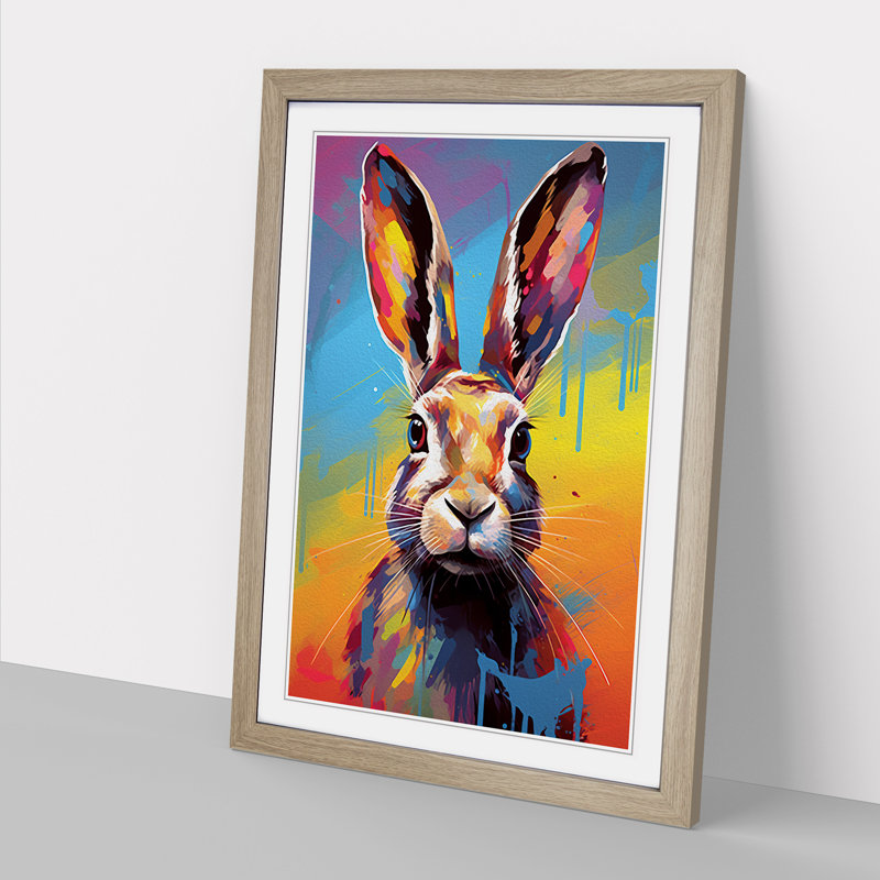 Hare Pop - Framed Print