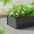1 x 3 x 6 ft Rectangular Galvanized Raised Garden Bed Planter Box, Dark Gray-114292787
