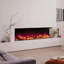 Symple Stuff 150cm W Black Electric Fireplace with 5120 BTU