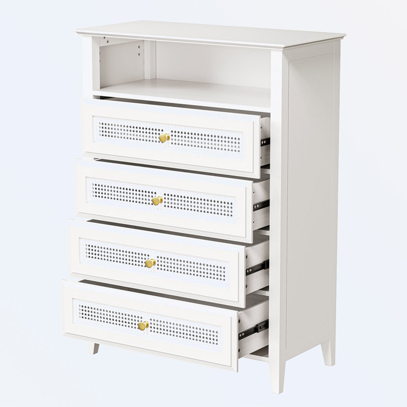 Commode d'appoint Arshanti, Blanc