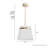 Hunter Ada Lee 1 Light Small Pendant Ceiling Light Fixture