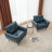 Corvo Faux Leather Armchair-1673942194