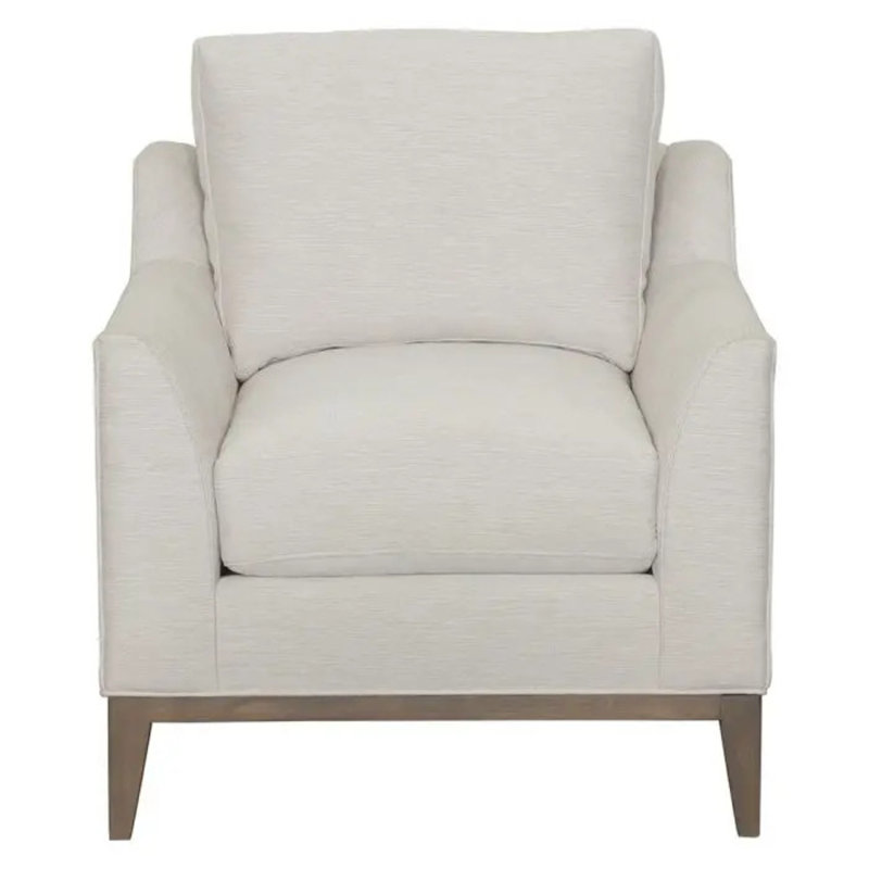 Hendrix 32'' W Lounge Chair, Linen (3156 72), Walnut