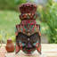 Novica Handmade Powerful Rama Wood Mask