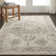 Dreya Oriental Machine Made Power Loom Polypropylene Area Rug in Beige/Gray