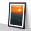 Sunset over Tokyo in Abstract - Picture Frame Graphic Art Print-55724728-55724730