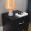 Russo Solid + Manufactured Wood Bedside Table-2040597601