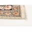 Tapis décoratif Ivoire en viscose de style noué à la main des années 1980 de conception unique 2 pi 5 po x 8 pi 9 po Cuamonroy