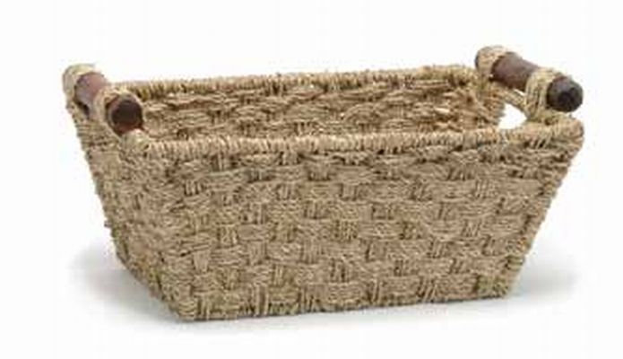 Panier de rangement en ruppie maritime