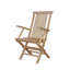 Bristol Folding Teak Patio Dining Chair