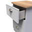 Fully Assembled McVille 3 Drawer Bedside Table