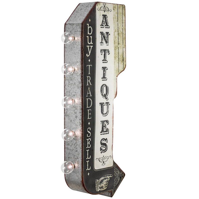25'' Text & Numbers Themed Marquee Sign