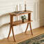 Table d'appoint en bois avec tablette de rangement à 2 niveaux Farmhouse-1447404663
