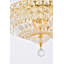 Cristal taillé transparent clair Hudspeth 6 lumières Tranquil-1584797918