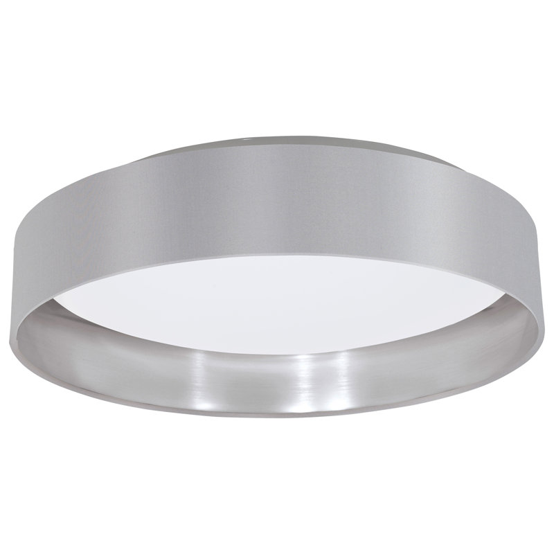 Newville Flush Mount, Gray/Silver