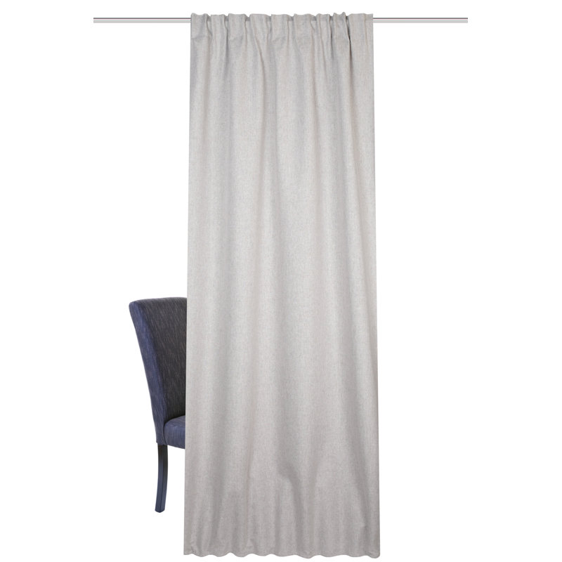 Monier Blackout Curtains, Taupe, Width 450 x Drop 245 cm