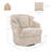 Lillyona Chenille Swivel Barrel Chairs-1326288621