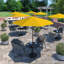 Parasol de marché 7 pi 6 po Jullieta-28790553