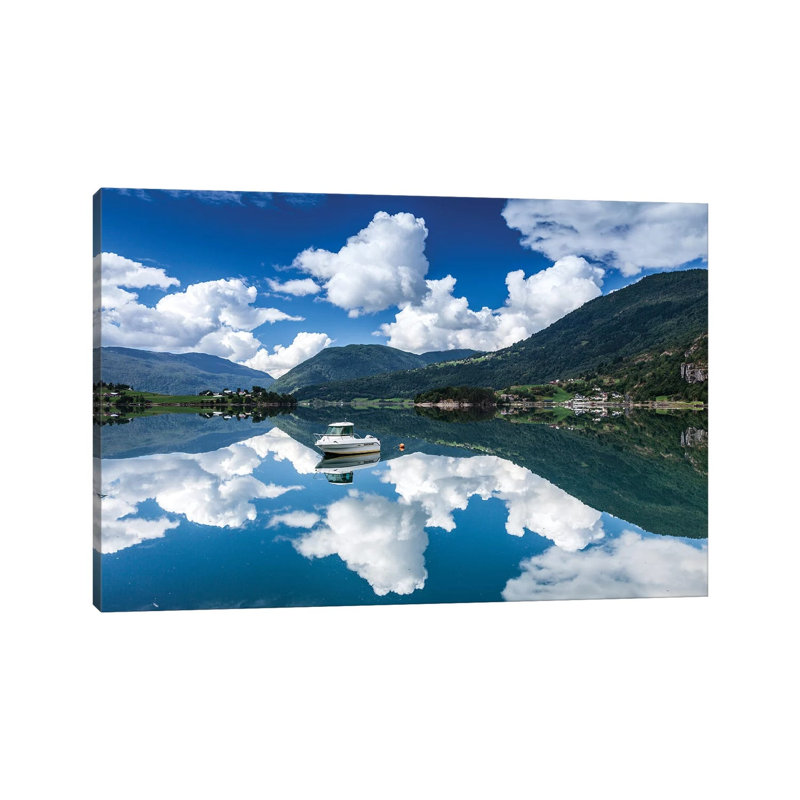 Norway, Lustrafjorden by Mikolaj Gospodarek - Wrapped Canvas Gallery-Wrapped Canvas Giclée, 20.32 cm H x 30.48 cm W