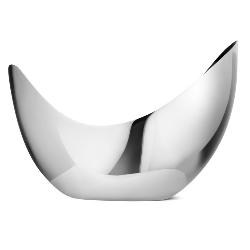 Bloom Fruit Bowl, Mirror Polished
