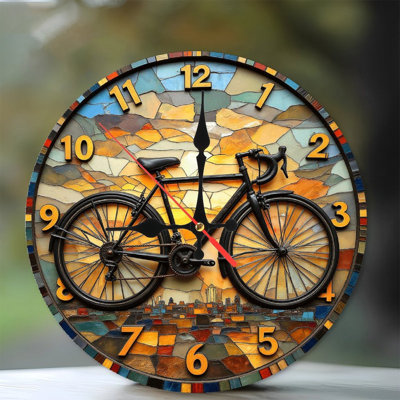Horloge murale vélo