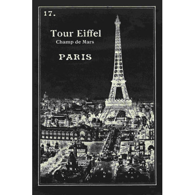 Carte de la tour Eiffel