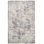 Tapis gris / bleu en viscose / coton tissé à la main Brianne