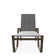 Holna Outdoor Rust-Resistant Metal Chaise Lounge