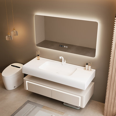 Simple and modern bathroom cabinet