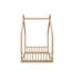 Lit de maison de style Montessori pour enfants, cadre de lit au sol avec tête et pied de lit-1410346781-1410346780