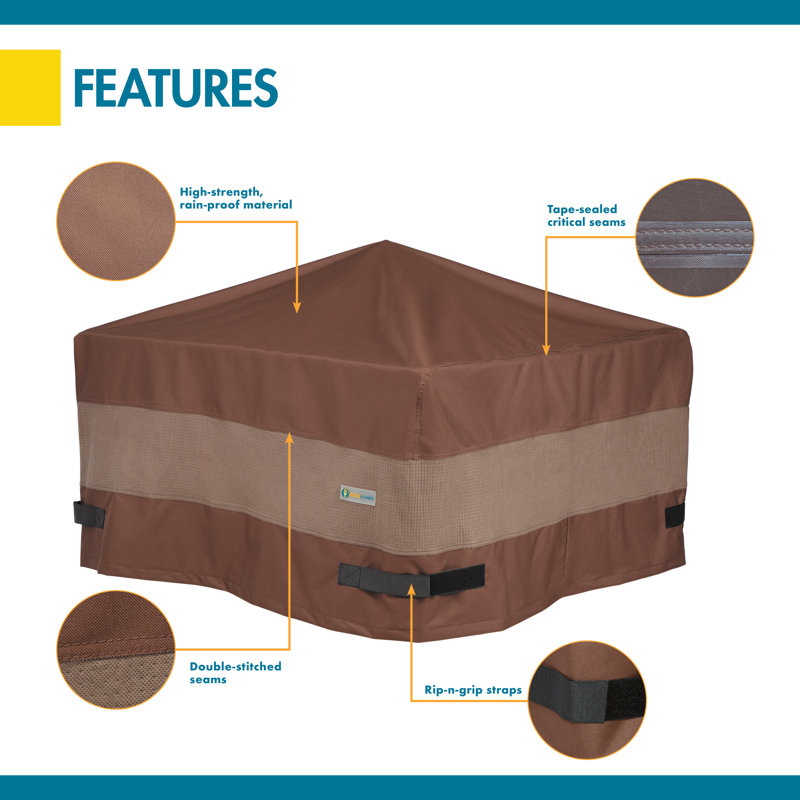 Housse pour foyer d'extérieur imperméable Steve Ultimate, H 24 po x l 32 po x P 32 po