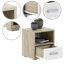 Soto 40cm W Particle Board / Chipboard Bedside Table-1857195267