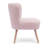 Upholstered Side Chair with Ottoman-2017370342
