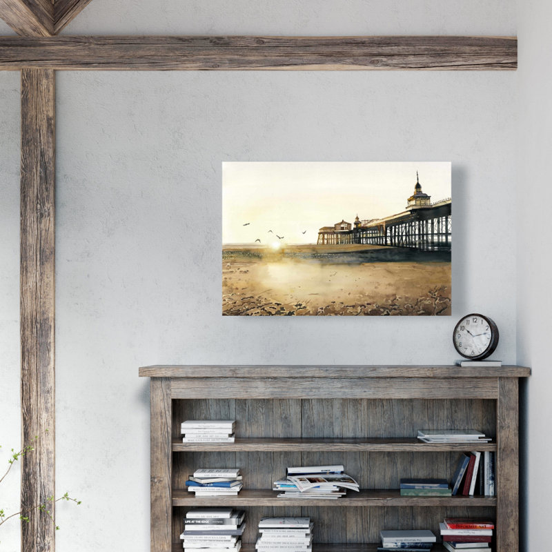Sunset at the Beach - Sea Hygge Canvas for Home Decor