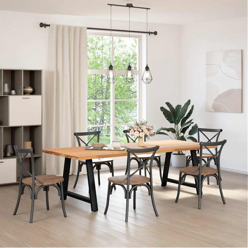 Sarbash Table Leg, 73cm H x 100cm W, Black