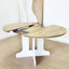 Table de salle à manger extensible 59 x 43 pouces Farmhouse Style