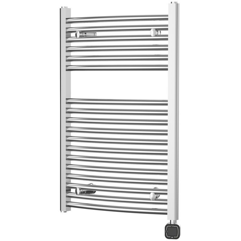 Chauffe-serviettes mural électrique, H 31,5 po x l 19,69 po x P 2,75 po, Chrome