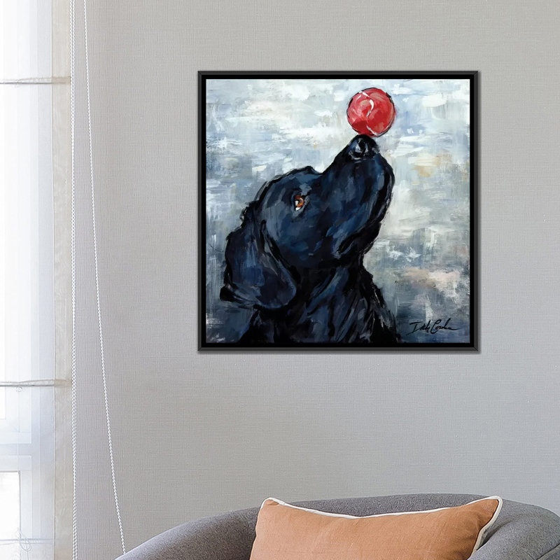 Hocus Focus, impression sur toile, H 18 po x l 18 po x P 1,5 po, Toile avec cadre noir, Pas de tapis