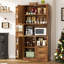 Armoire de cuisine avec rangement pour micro-ondes 60,4 po Mette-72674448