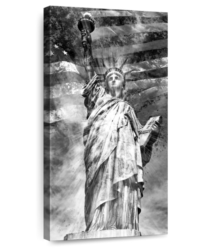 Monochrome Liberty, 48" H x 24" W