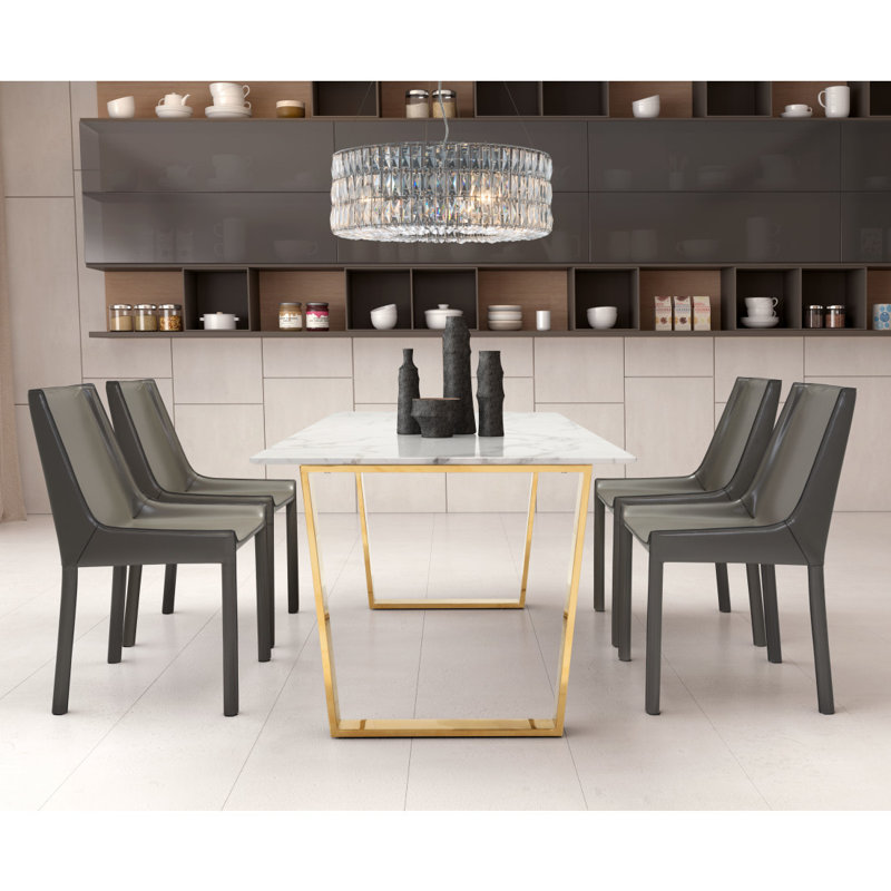 Lustre en chrome et cristal Mod