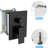 10 Inch Square Shower In Matte Black - Wall Mounted With Adjustable Slide Bar, -Balanced Valve And Exceptional Experience Bar System Ravishing-120883105