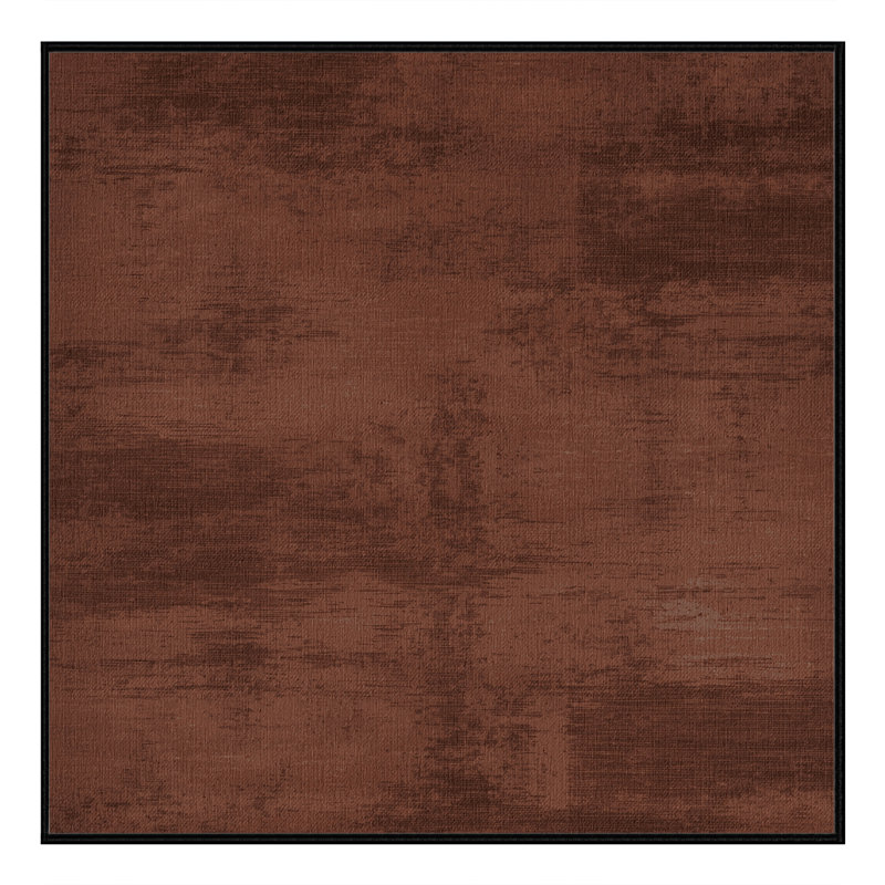 Tapis abstrait lavable à la machine, Carré 8 pi