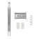 Drawer Slide Center Mount 3/4 Extension Cadmium Finish
